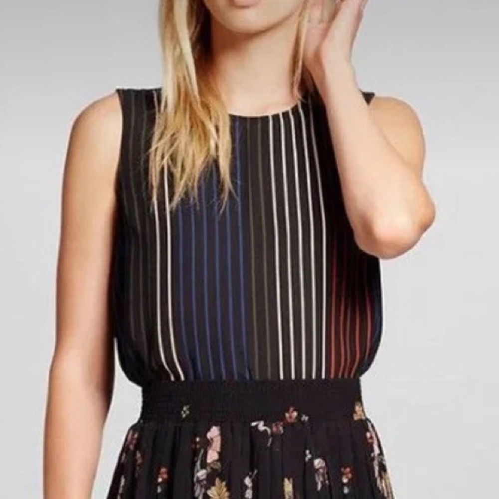 NWT Womans pinstripe tank top
